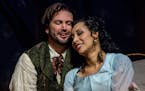 Scott Quinn as Rodolfo and Nicole Cabell as Mimi in Minnesota Opera's "La Bohème."