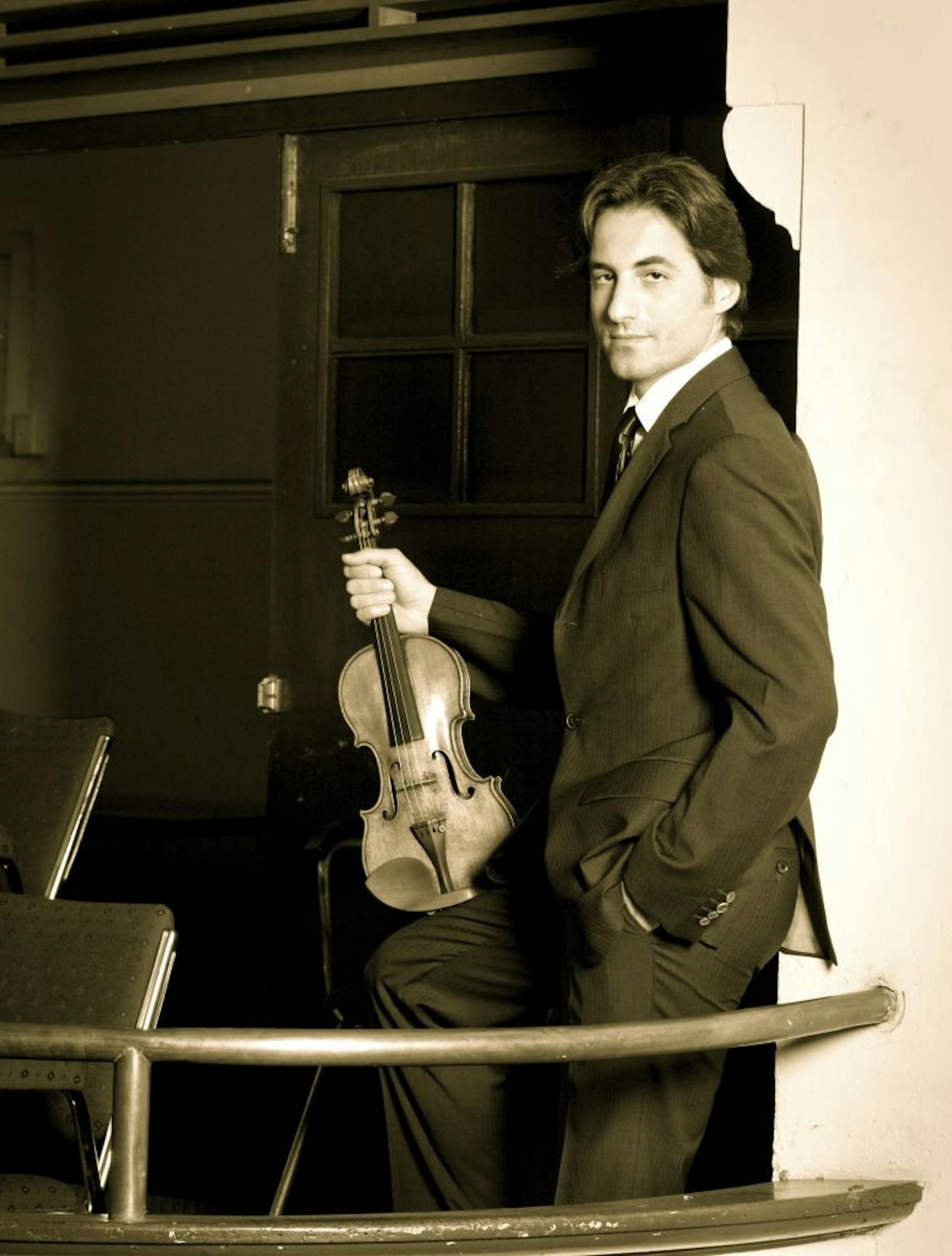 Violinist Philippe Quint played the Mendelssohn Violin Concerto with the Minnesota Orchestra at Sommerfest.