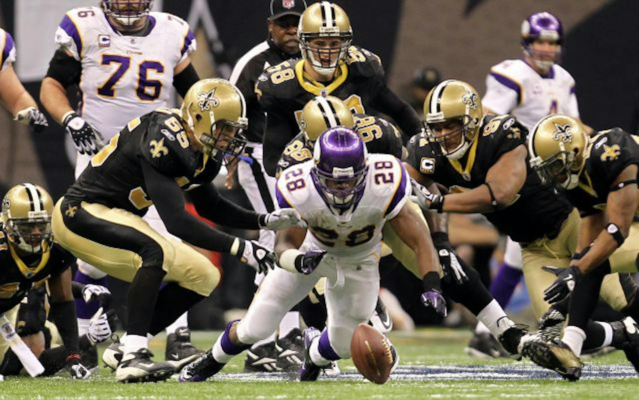 Vikings running back Adrian Peterson