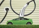 There are two levels of charger your electric vehicle can use at your home.