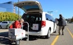 Retirees Jerry and Karen Wah are volunteer drivers for the American Red Cross. The Scandia couple has crisscrossed the state delivering lifesaving blo