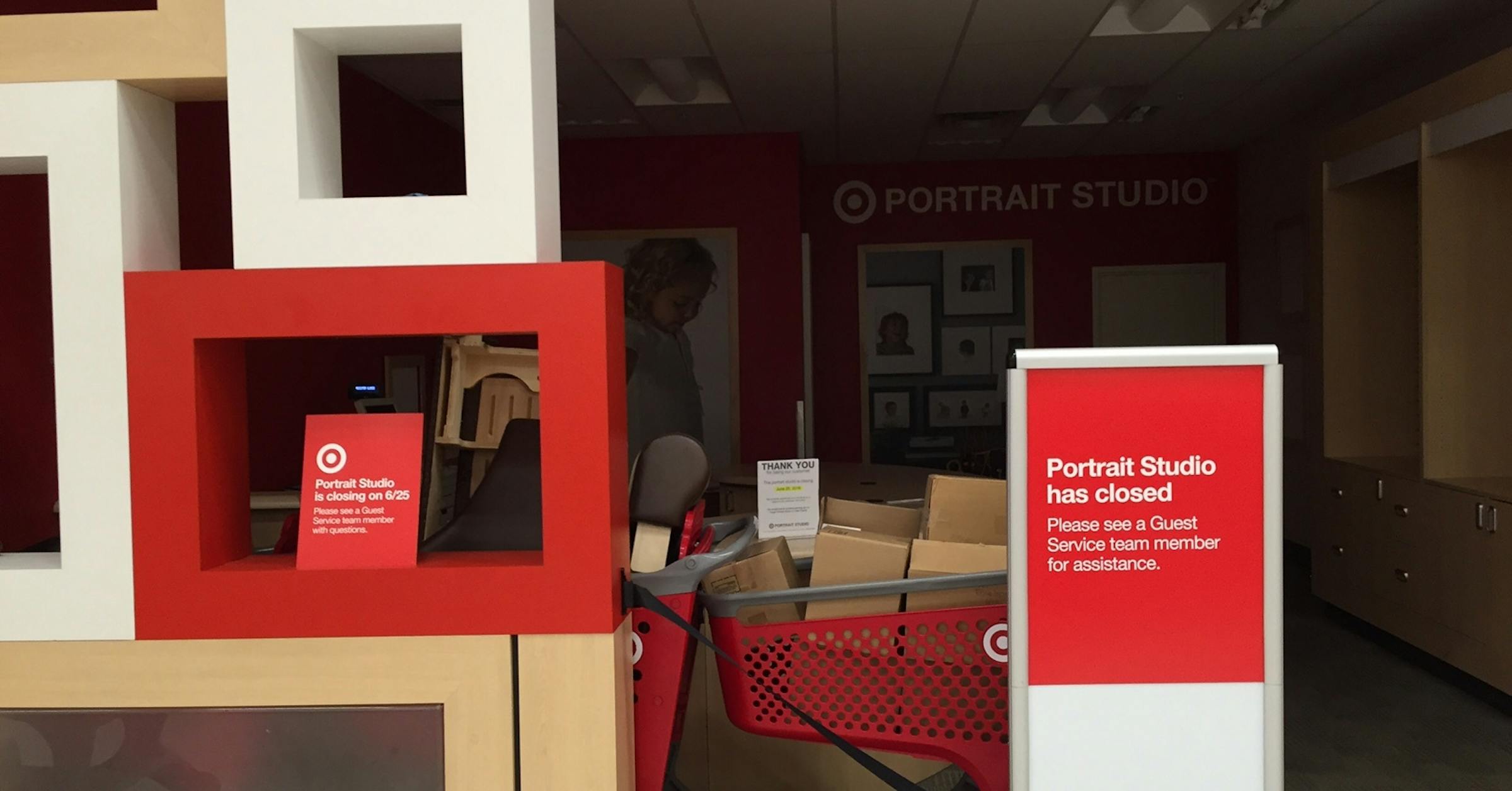 Target closes several portrait studios around the U.S.