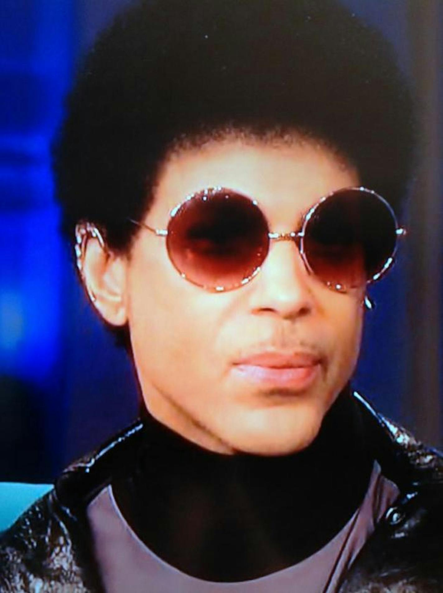 Prince showed off his new look on "The View" this morning.