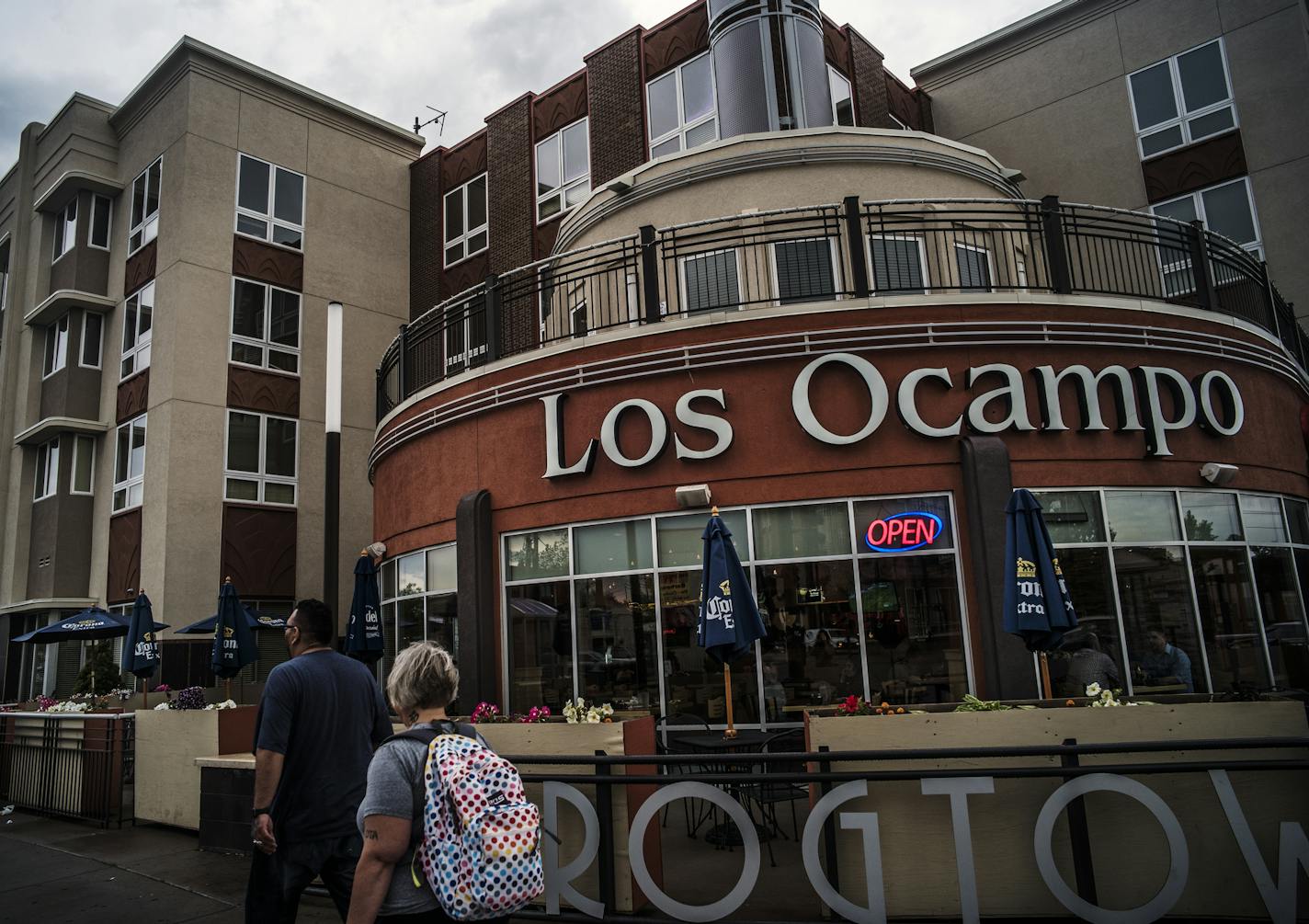 Los Ocampo restaurant, at University and Dale, right on the Green Line in St. Paul.