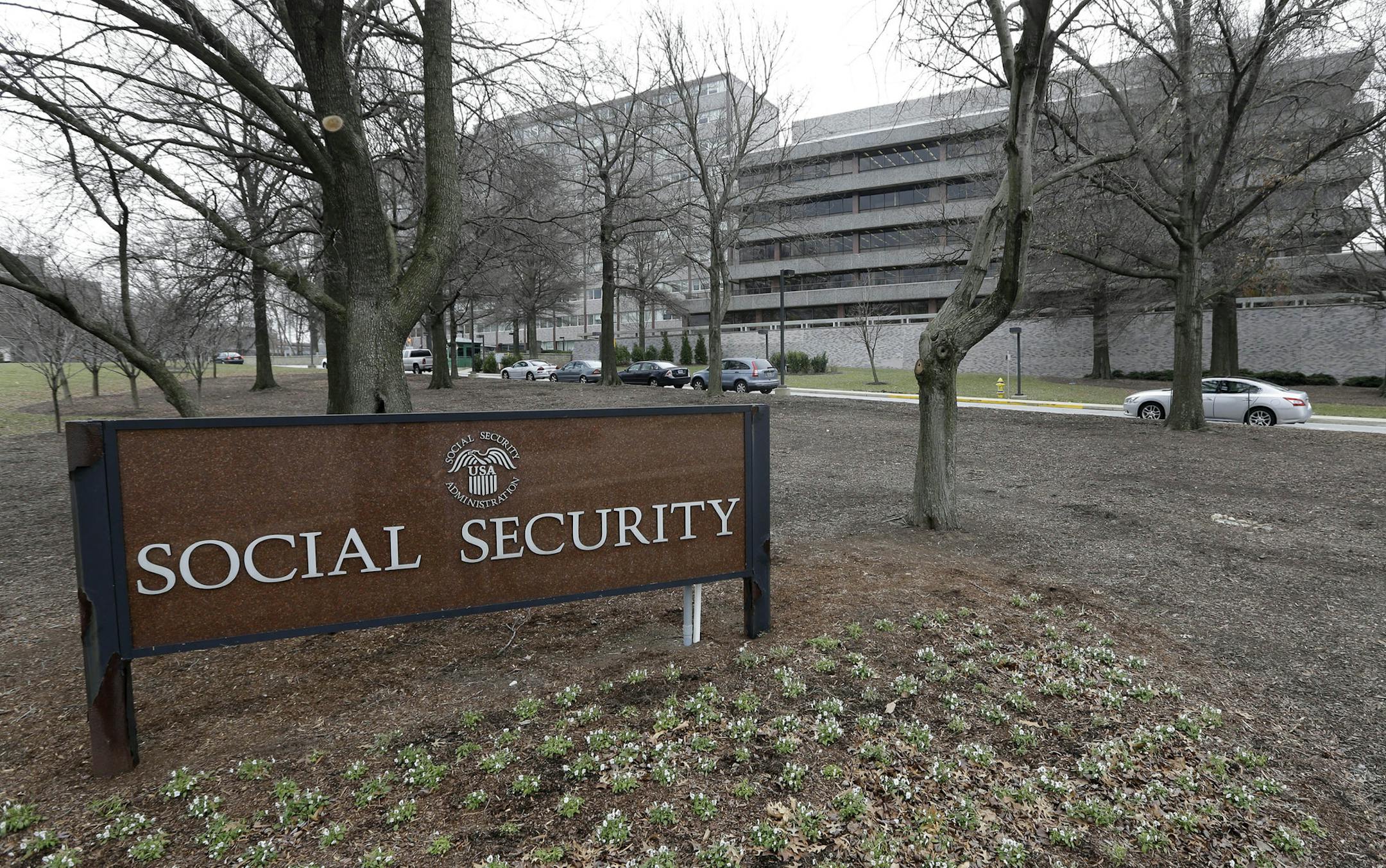 FILE - In this Jan. 11, 2013 file photo, the Social Security Administration's main campus is seen in Woodlawn, Md. Medicare’s financial problems have gotten worse, and Social Security’s can’t be ignored forever. The government’s annual assessment is a sobering checkup on programs vital to the middle class. The report from program trustees says Medicare will become insolvent in 2026, three years earlier than previously forecast. The report says Social Security will bec