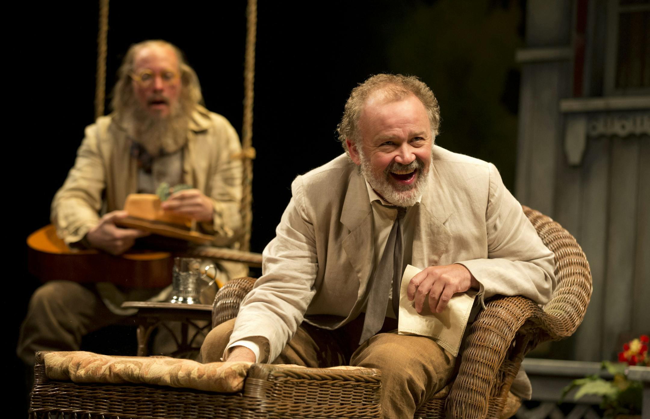 Jim Lichtscheidl and Andrew Weems in "Uncle Vanya"