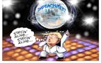 Sack cartoon: Trump fever
