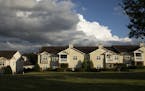FILE -- A condominium complex in suburban Cornelius, N.C. on July 8, 2020. President Donald Trump, on July 29, vowed to protect suburbanites from low-