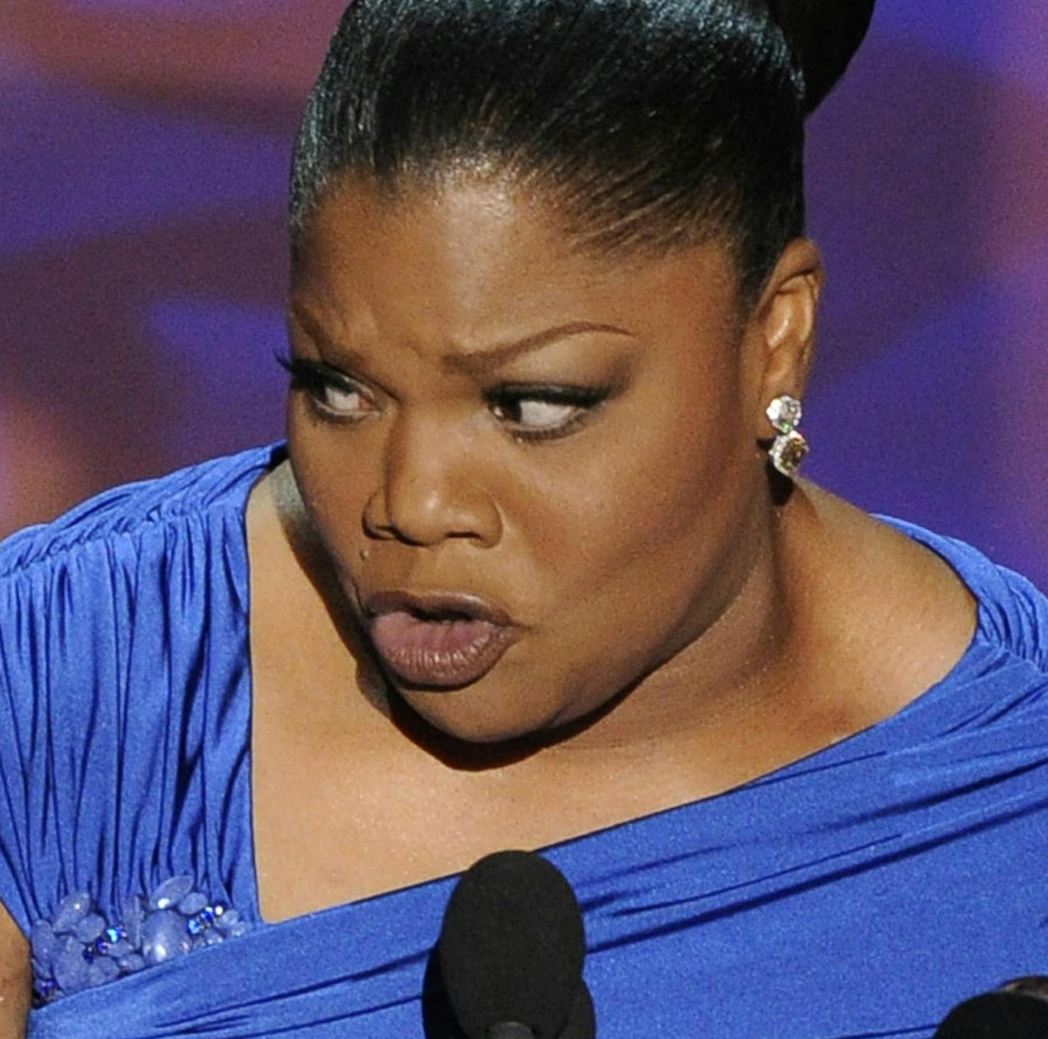 Mo'Nique accepts the Oscar for best performance by an actress in a supporting role for ìPrecious: Based on the Novel 'Push' by Sapphireî at the 82nd Academy Awards Sunday, March 7, 2010, in the Hollywood section of Los Angeles. (AP Photo/Mark J. Terrill)