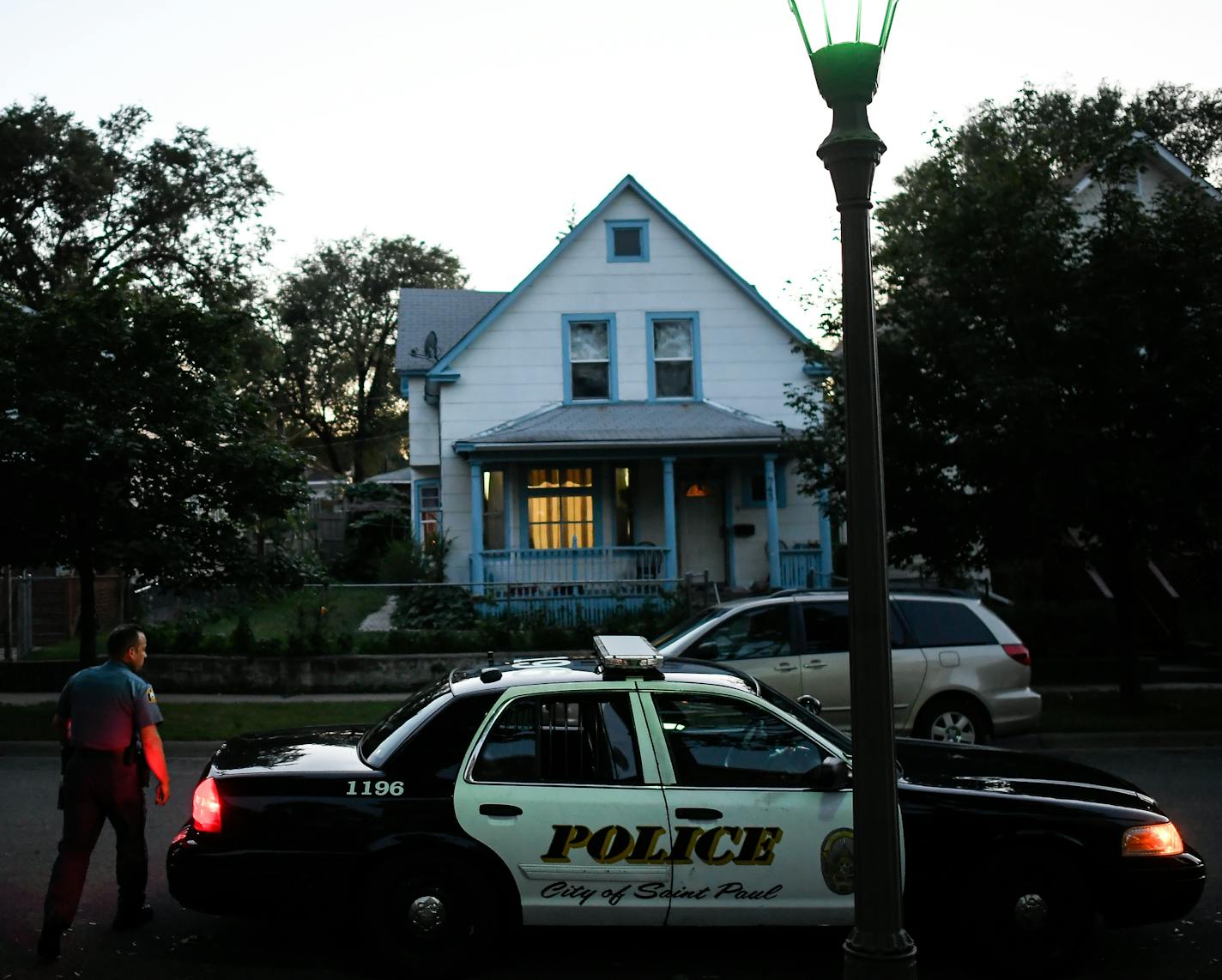 St. Paul Police Officer Justin Rangel walked back to his car after visiting Shirley Thompson, 78, at her St. Paul home. ] AARON LAVINSKY &#xef; aaron.lavinsky@startribune.com Police work is being scrutinized like never before. Across the country and Minnesota, the officer-involved killings of civilians -- Justine Damond, Philando Castile, and Jamar Clark -- have altered the public perception of police officers. We follow a number of officers around to examine what a day-in-the-life of a beat off