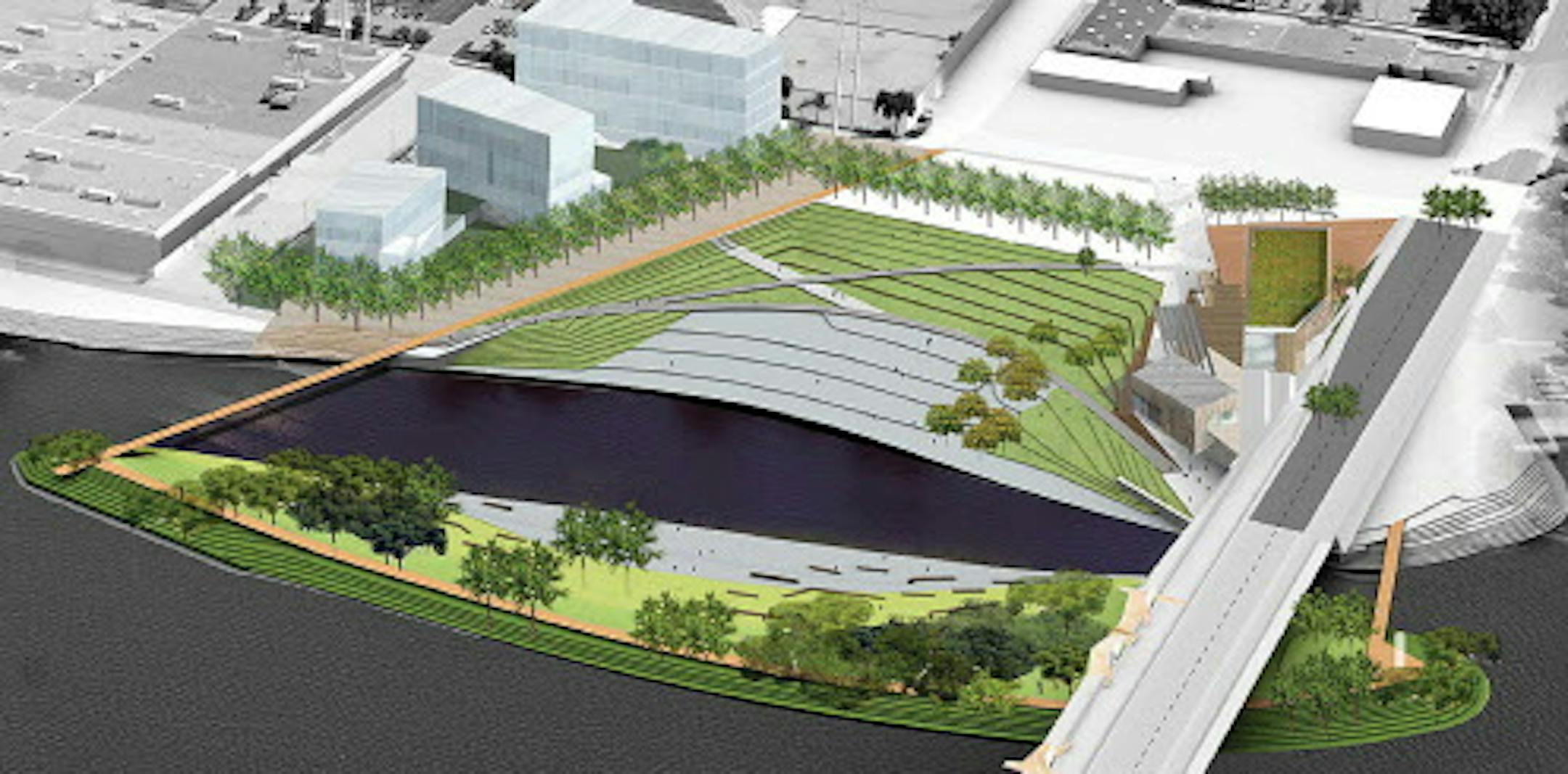 Scherer Park, Hall's Island Channel
