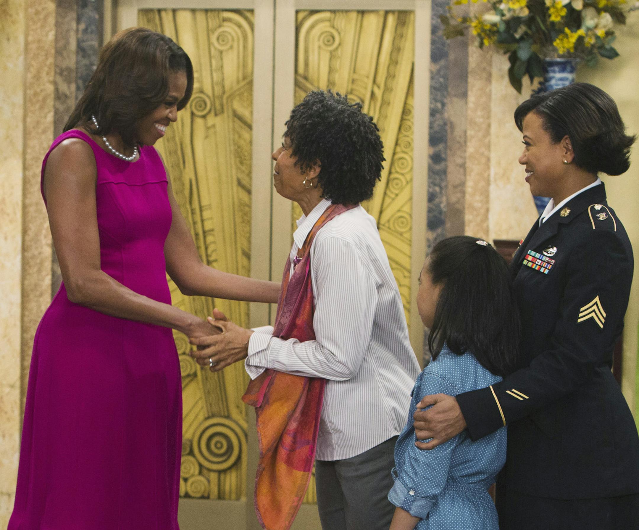JESSIE - "From the White House to our House" - First Lady Michelle Obama guest stars in "Jessie," the hit comedy series for kids and tweens, in a storyline that raises awareness about the service, sacrifice and needs of military families. The episode, part of Disney's long legacy of support for the U.S. Armed Services and the White House's Joining Forces initiative, premieres FRIDAY, MAY 16 (8:00 p.m., ET/PT) on Disney Channel. A Public Service Announcement also featuring Mrs. Obama accompanies