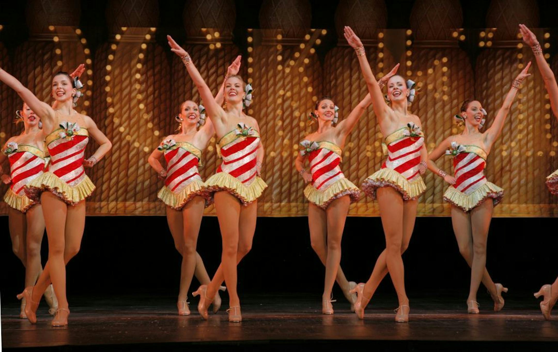 Rockettes perform "12 Days of Christmas," Radio City Christmas Spectacular.