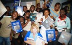 Kim Harms contributed books and dental training to Rwanda.