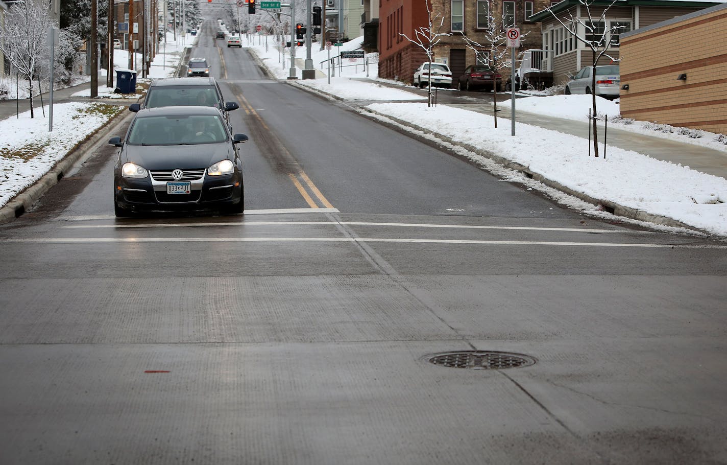 A good stretch of road along 10th Ave. E between Superior St and 5th St.Thursday, March 17, 2016, in Duluth, MN.](DAVID JOLES/STARTRIBUNE)djoles@startribune.com Cities throughout Minnesota will be asking the Legislature for money for street maintenance, but perhaps nowhere is the need more dire than in Duluth, an old city built atop clay and granite, which lost casino revenue once used for streets. Residents there have long complained about the condition of streets. New Mayor Emily Larson is vow