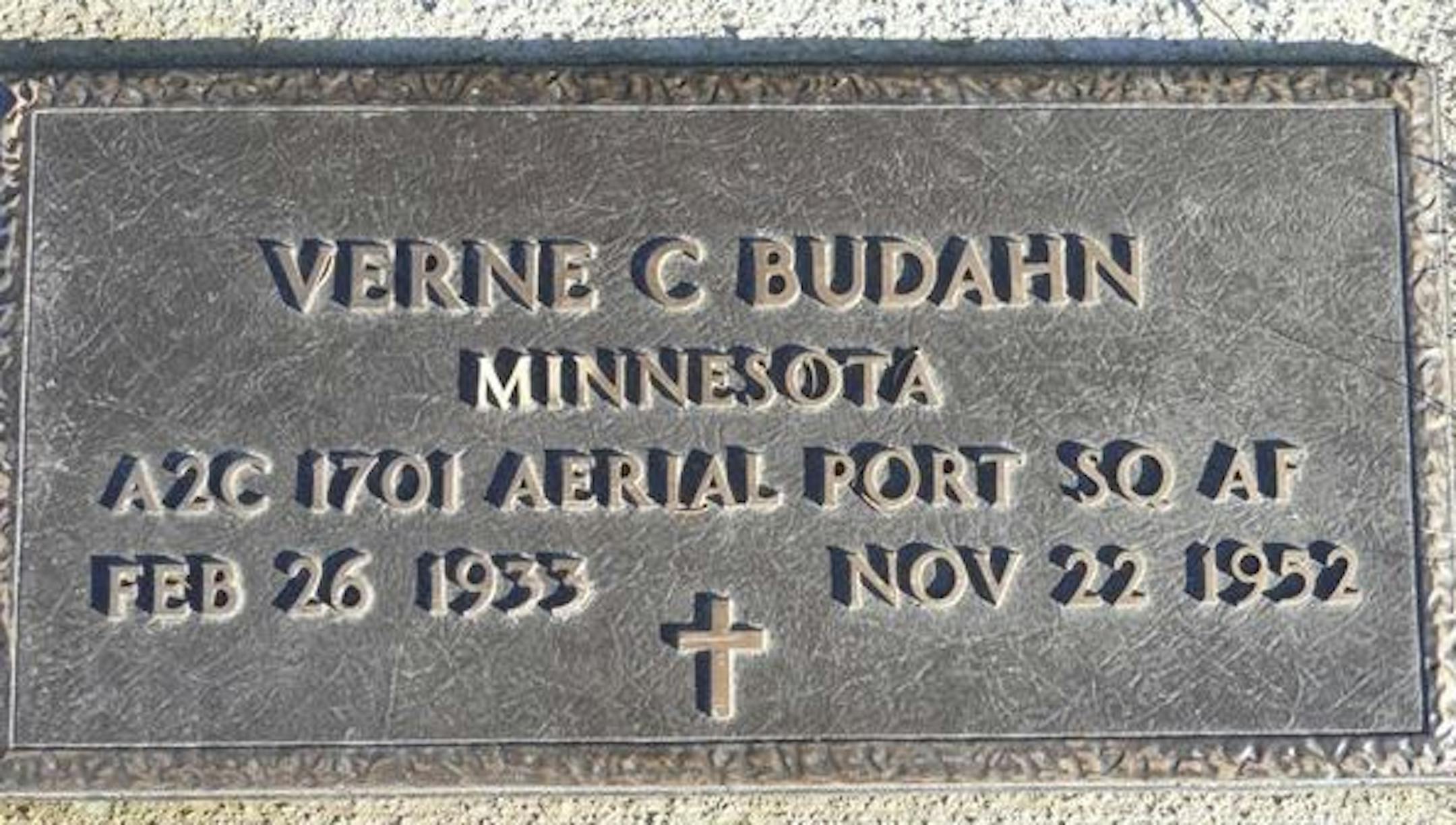 This grave marker in Arlington Public Cemetery has been waiting for more than six decades to be paired with the person behind the name it bears. Credit: Sibley County Historical Society