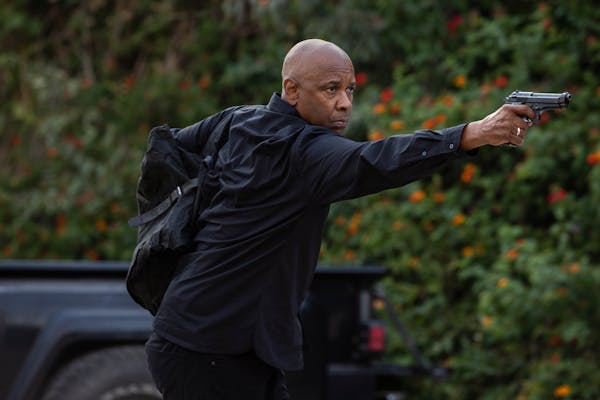 This image released by Sony Pictures Entertainment shows Denzel Washington in a scene from "The Equalizer 3." (Stefano Montesi/Sony Pictures Entertain