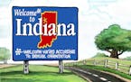 Sack cartoon: Indiana