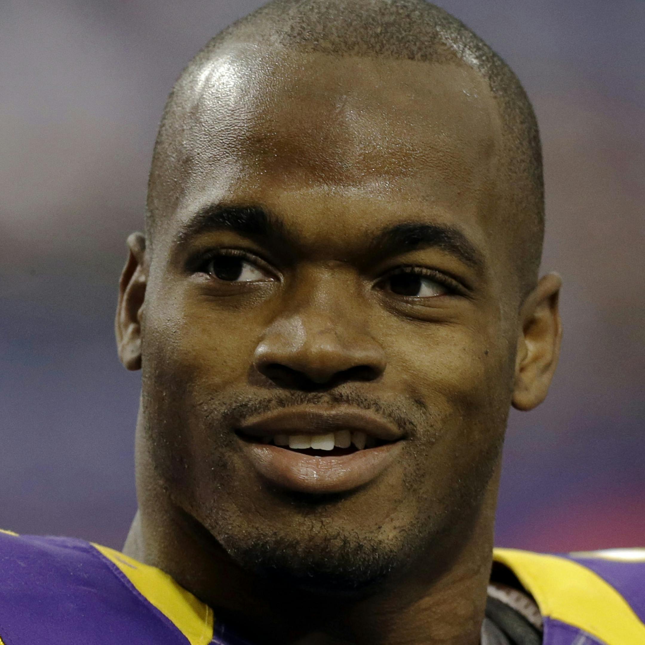 Adrian Peterson: « i hit those guys with like a 60- or 70-yarder. »