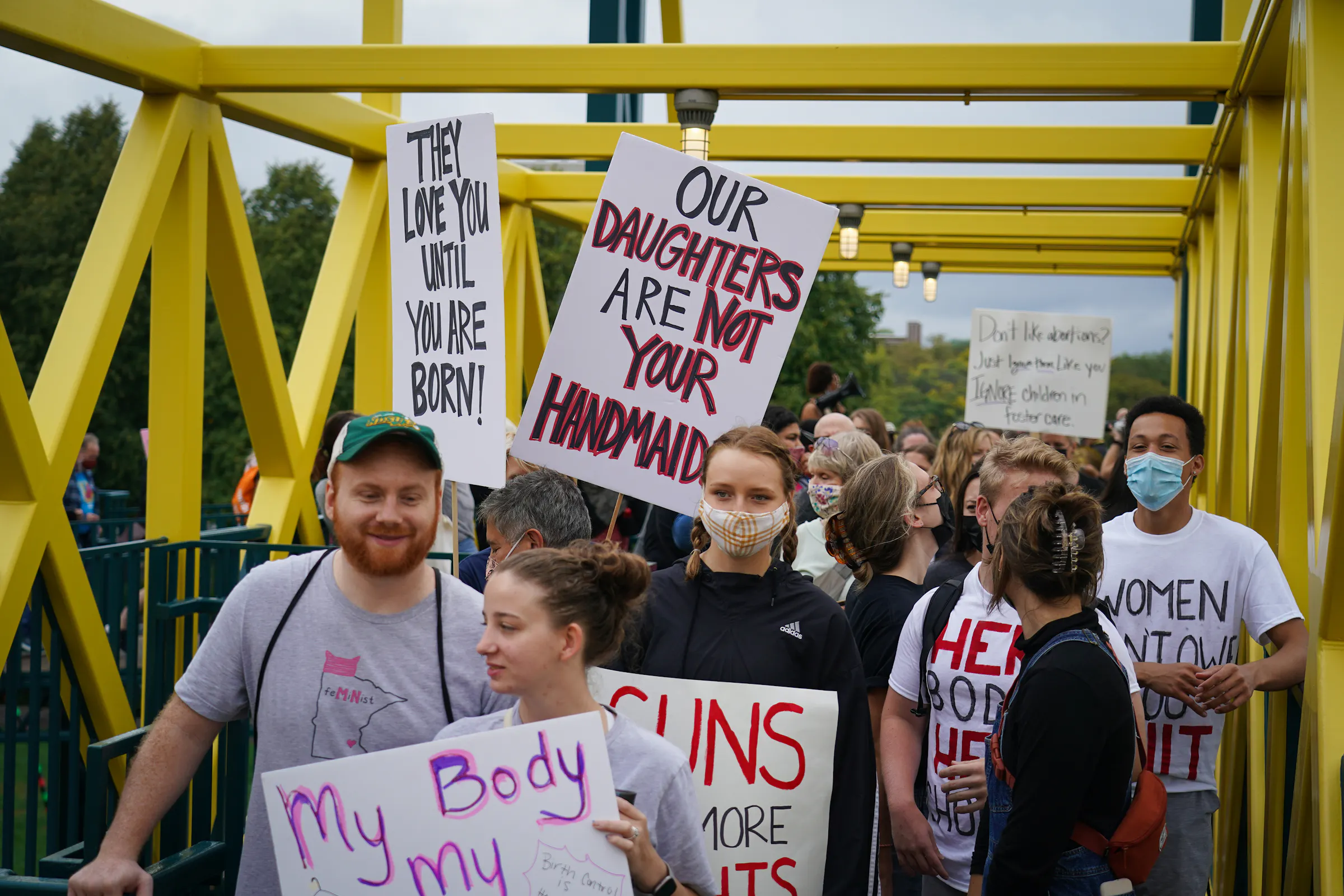 Hundreds join Minneapolis march for abortion rights