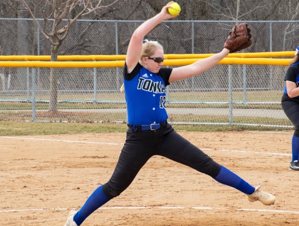 Minnetonka pitcher Kristy Peka compiled a 5-2 record with a save in eight games last week in this weather-condensed season.
