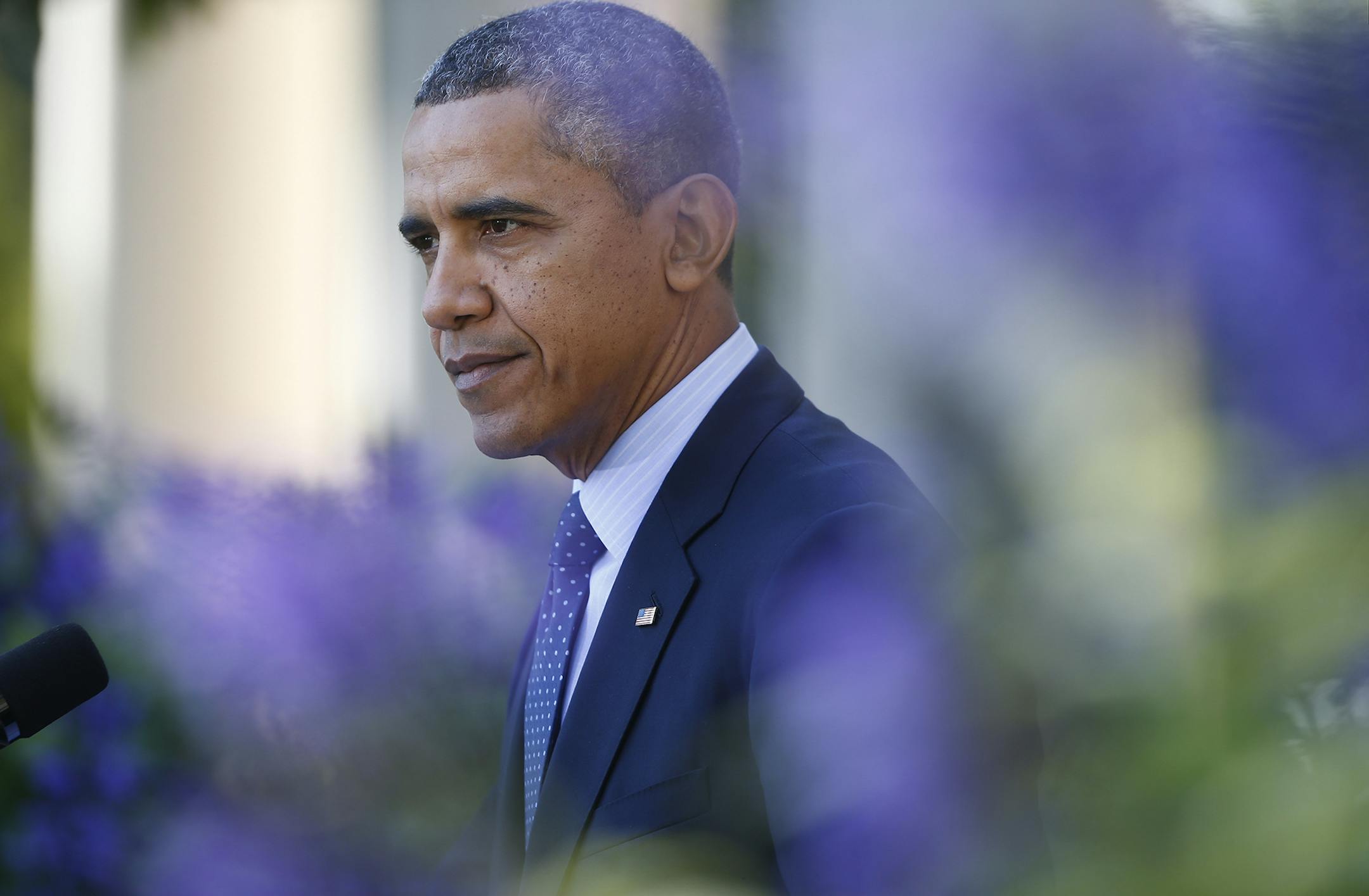 President Barack Obama speaks during an event in the Rose Garden of the White House on the initial rollout of the health care overhaul on Monday, Oct. 21, 2013 in Washington. Obama acknowledged that the widespread problems with his health care law's rollout are unacceptable, as the administration scrambles to fix the cascade of computer issues. (AP Photo/Charles Dharapak) ORG XMIT: MIN2013102117025768