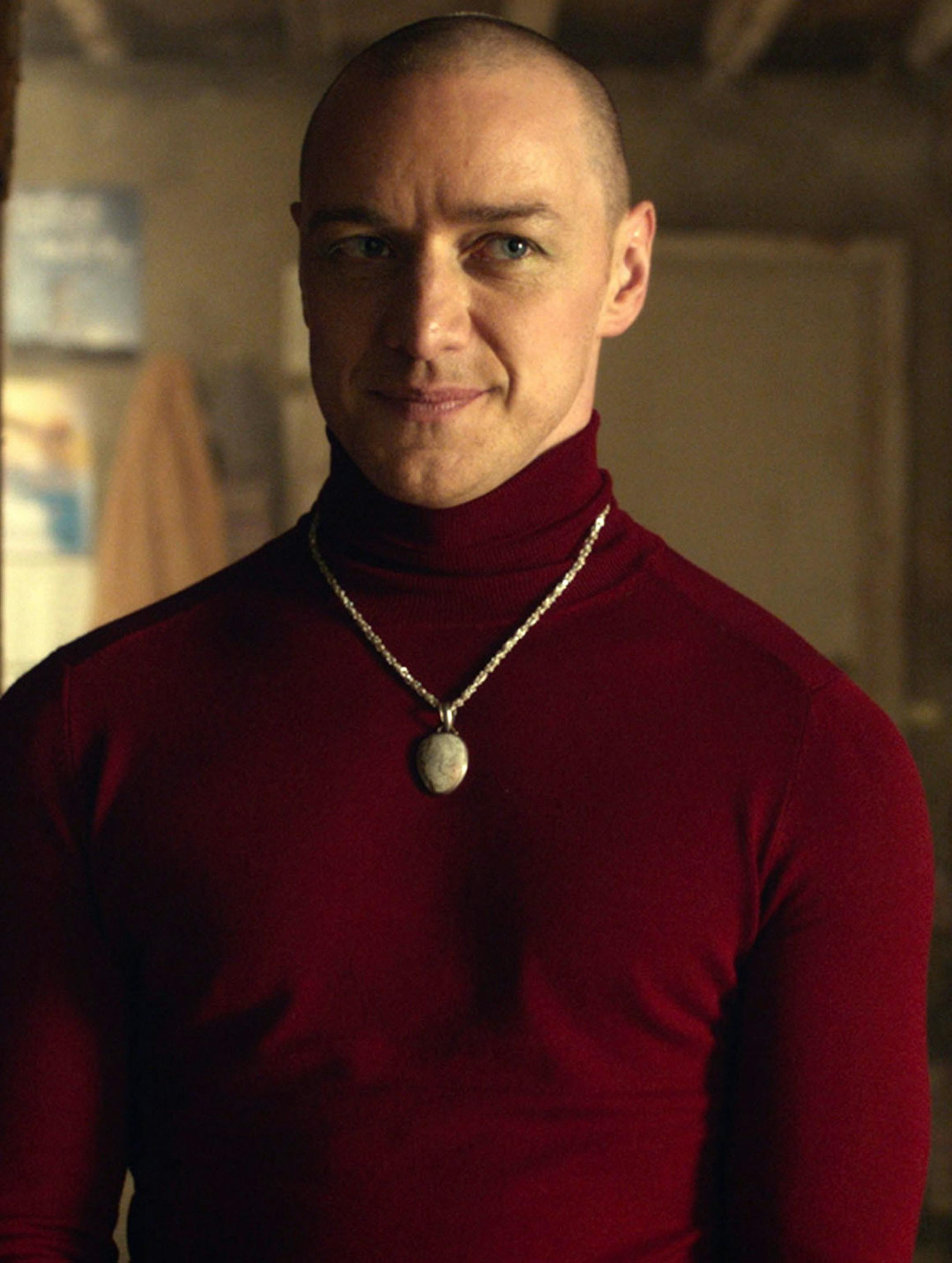 This image released by Universal Pictures shows James McAvoy in a scene from, "Split." (Universal Pictures via AP)