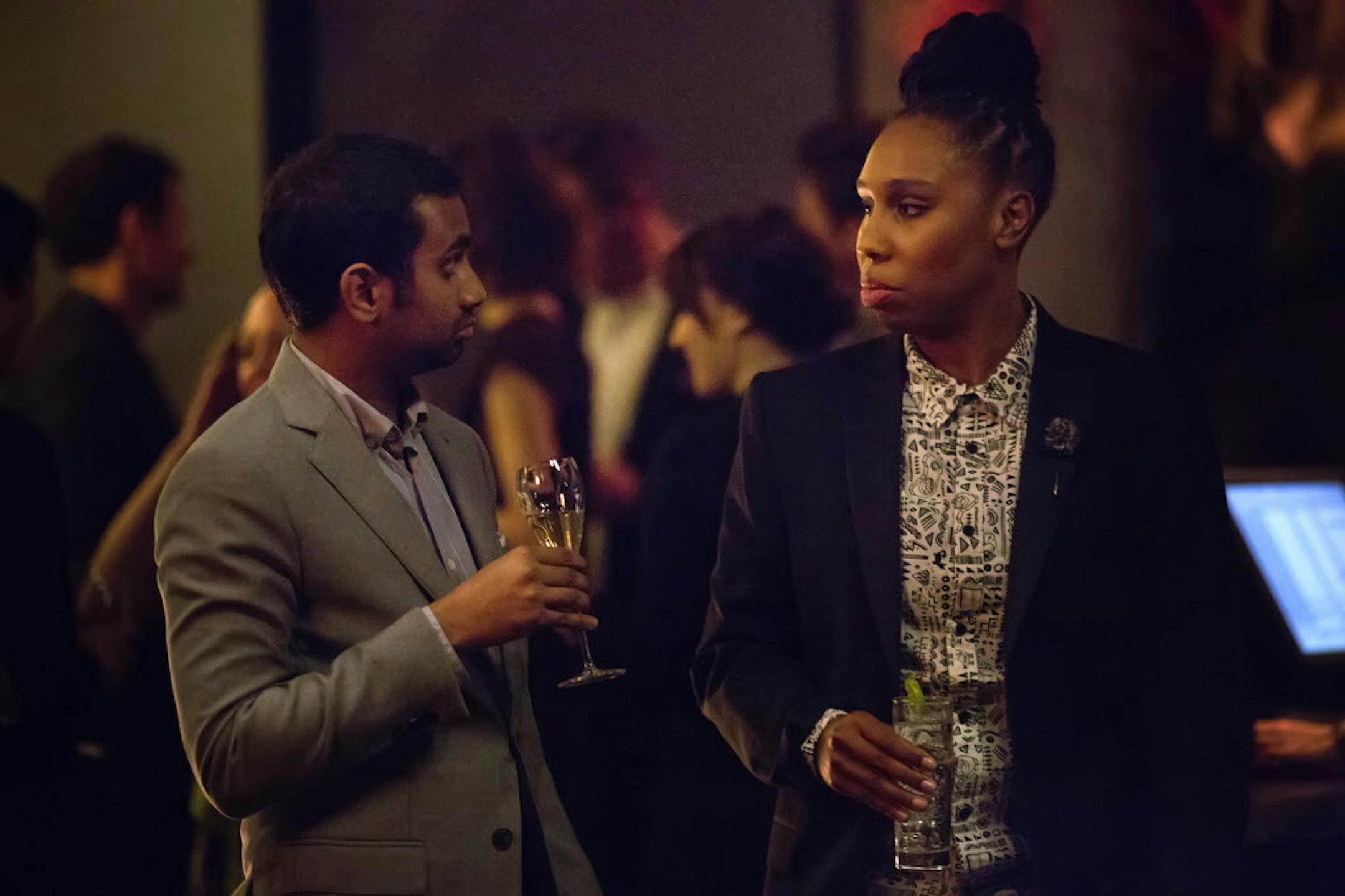 Aziz Ansari and Lena Waithe in the Netflix original series �Master of None.�