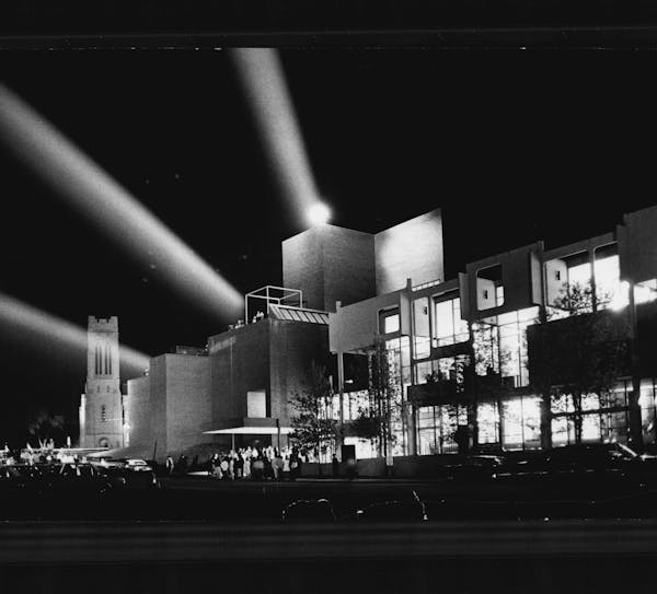 Opening night at the Walker Art Center in May 1971. “It is going to be one of those buildings that will change a lot of minds about what we can and 