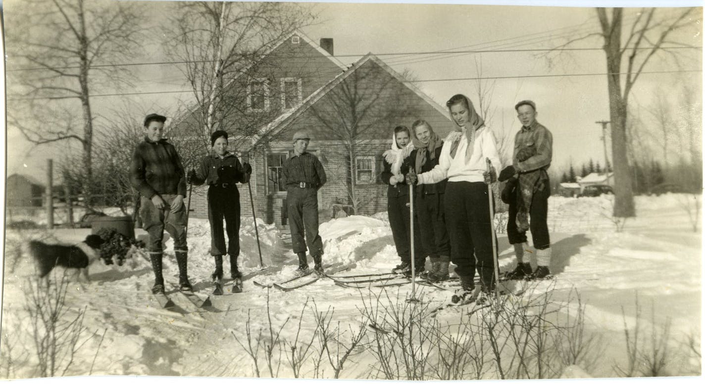 Ann Marie Ruohoniemi, the writer's mother, is second from right.