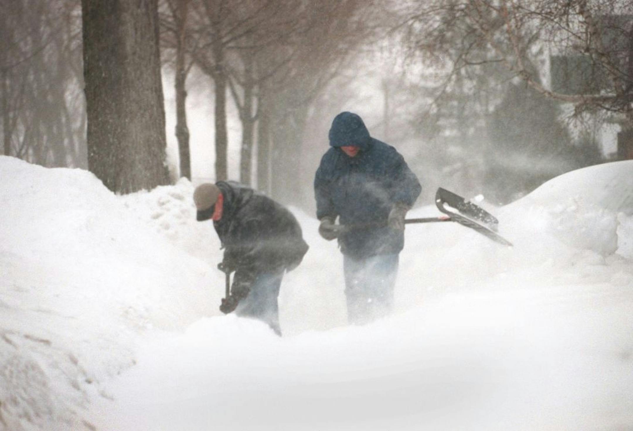 Residential sidewalks must be cleared within 24 hours of a snowfall's end.
