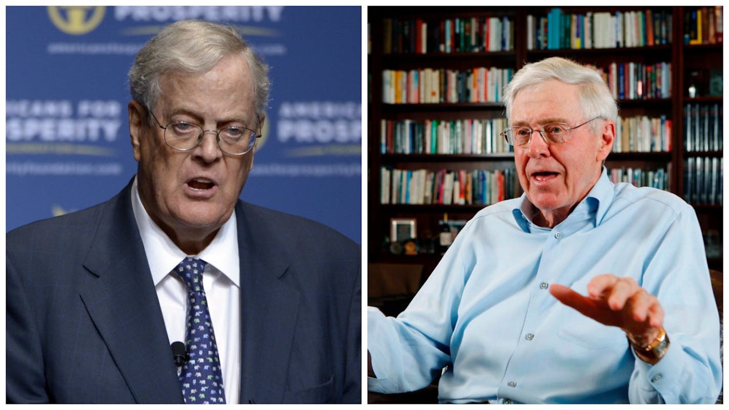 David and Charles Koch.