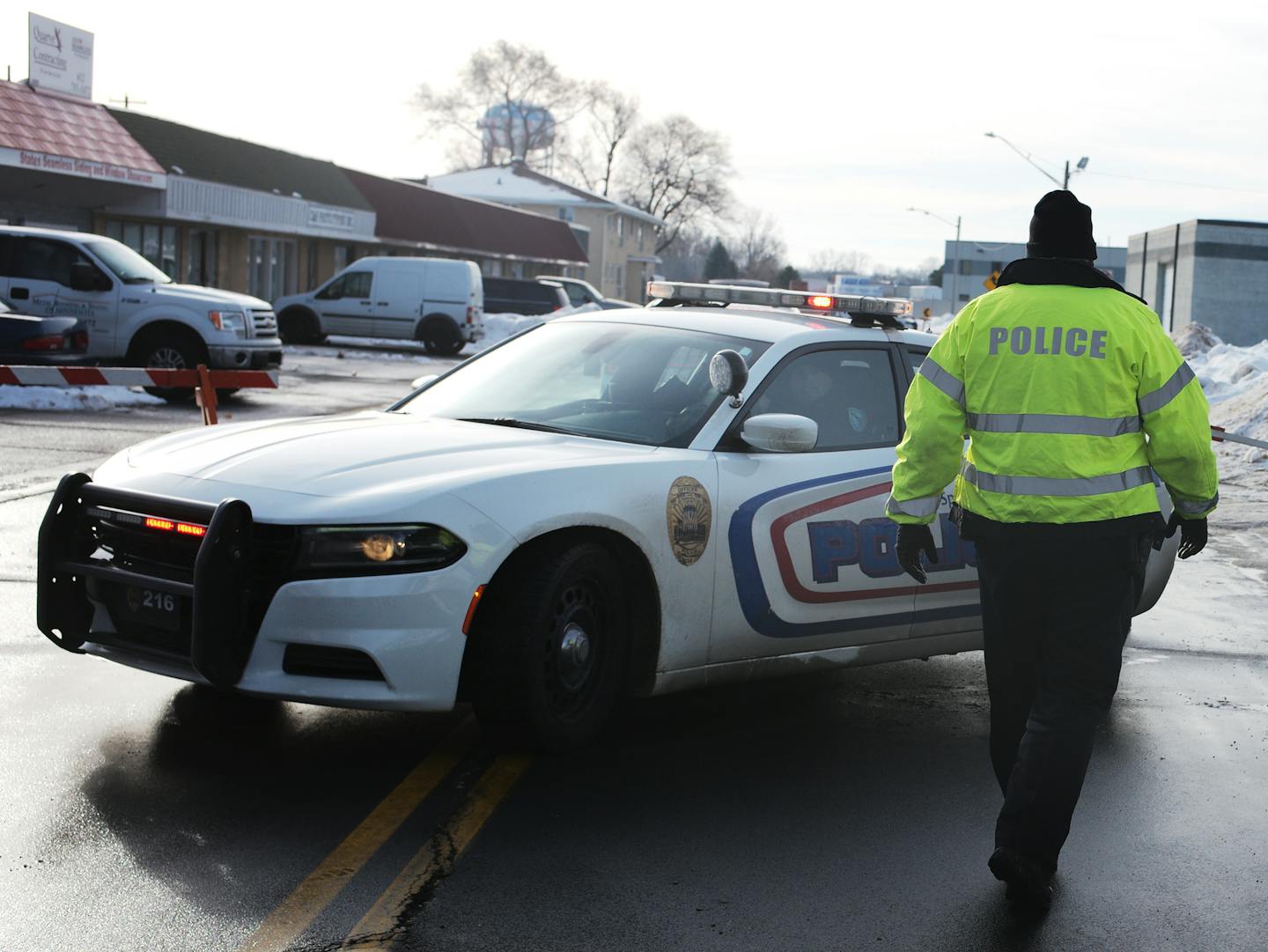 Spring Lake police officers are investigating the scene of a shooting at the Dala Thai Restaurant and Banguet Hall. One 19-year old male died of gunshot wounds while several others were treated.]RICHARD TSONG-TAATARII &#xa5; richard.tsong-taatarii@startribune.com