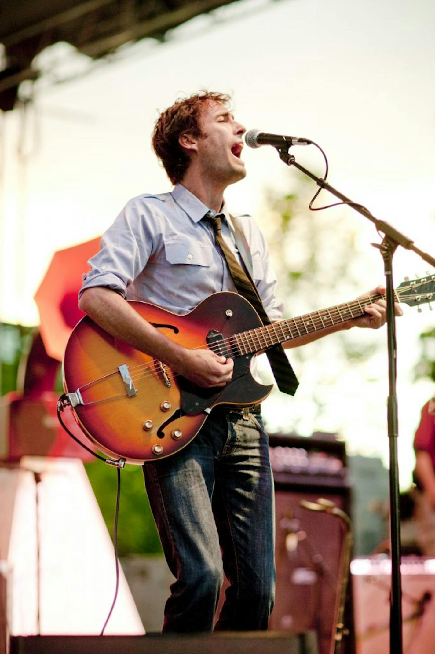 Andrew Bird played Rock the Garden in 2008.