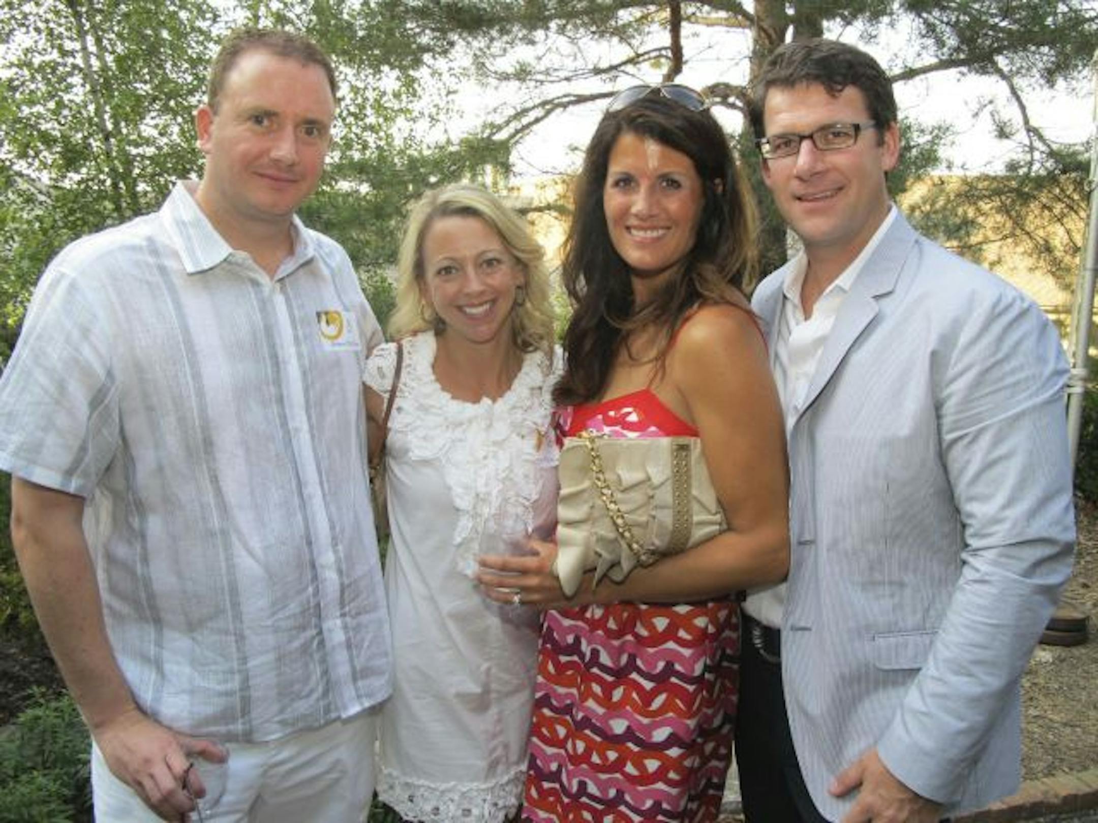 Robert and Angilea McNae and Anna and Chris Lyon.