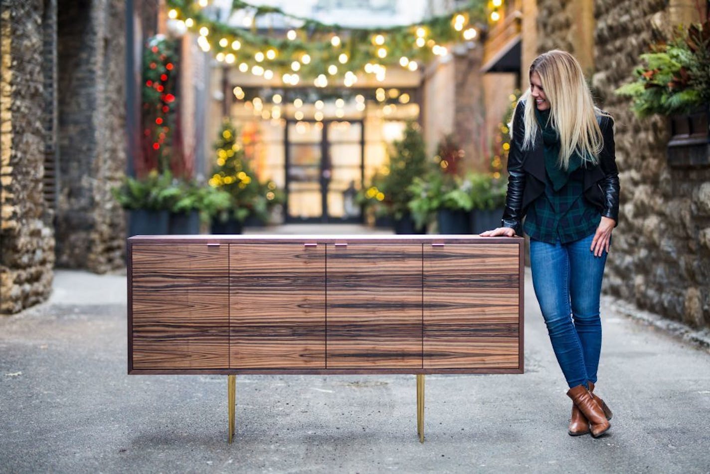 Founder and lead designer Brianne Boettner calls Timber & Tulip's one-of-a-kind designs "fearless."