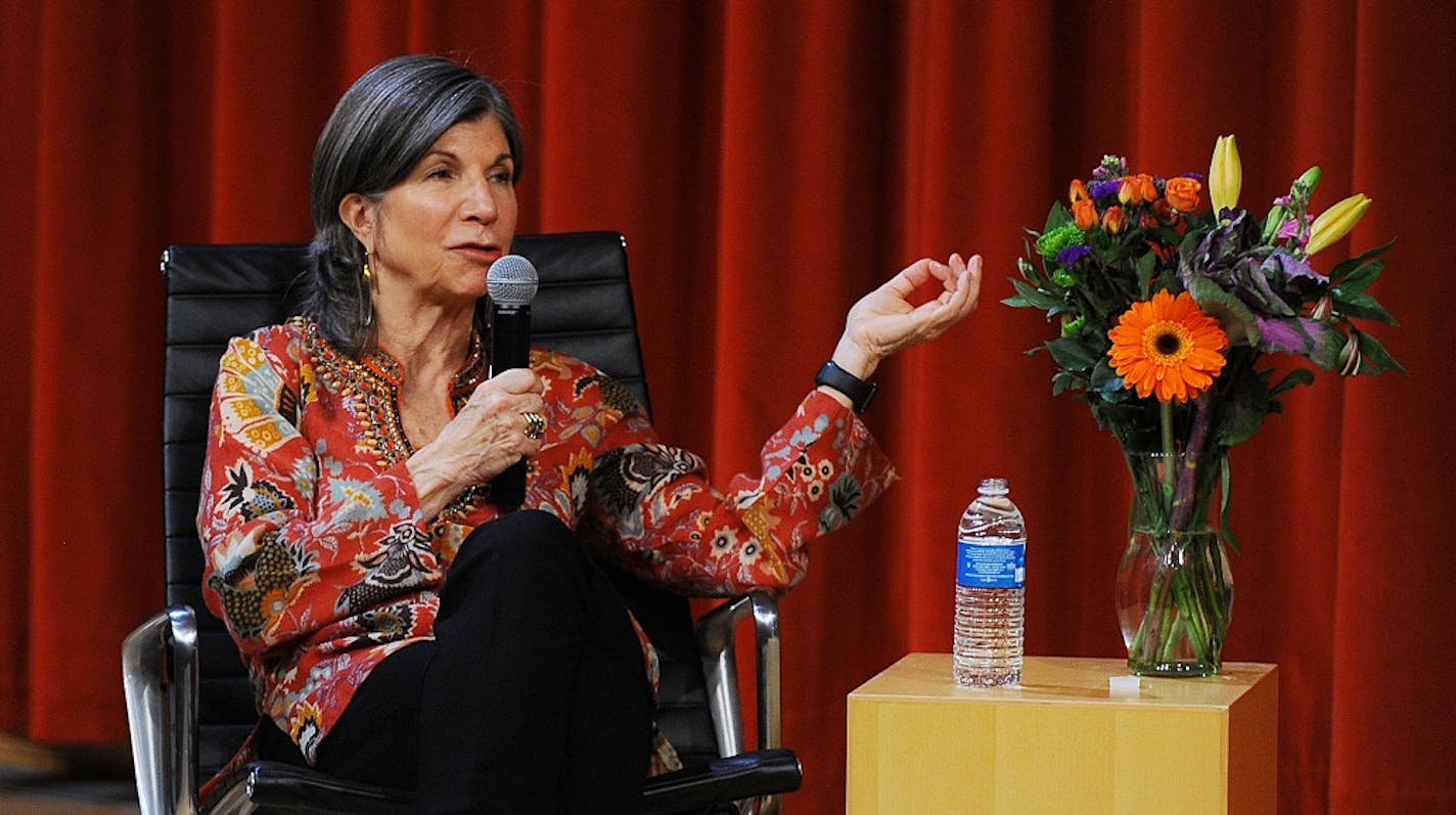 Anna Quindlen at "Talk of the Stacks." Photo by Robert Goudy.