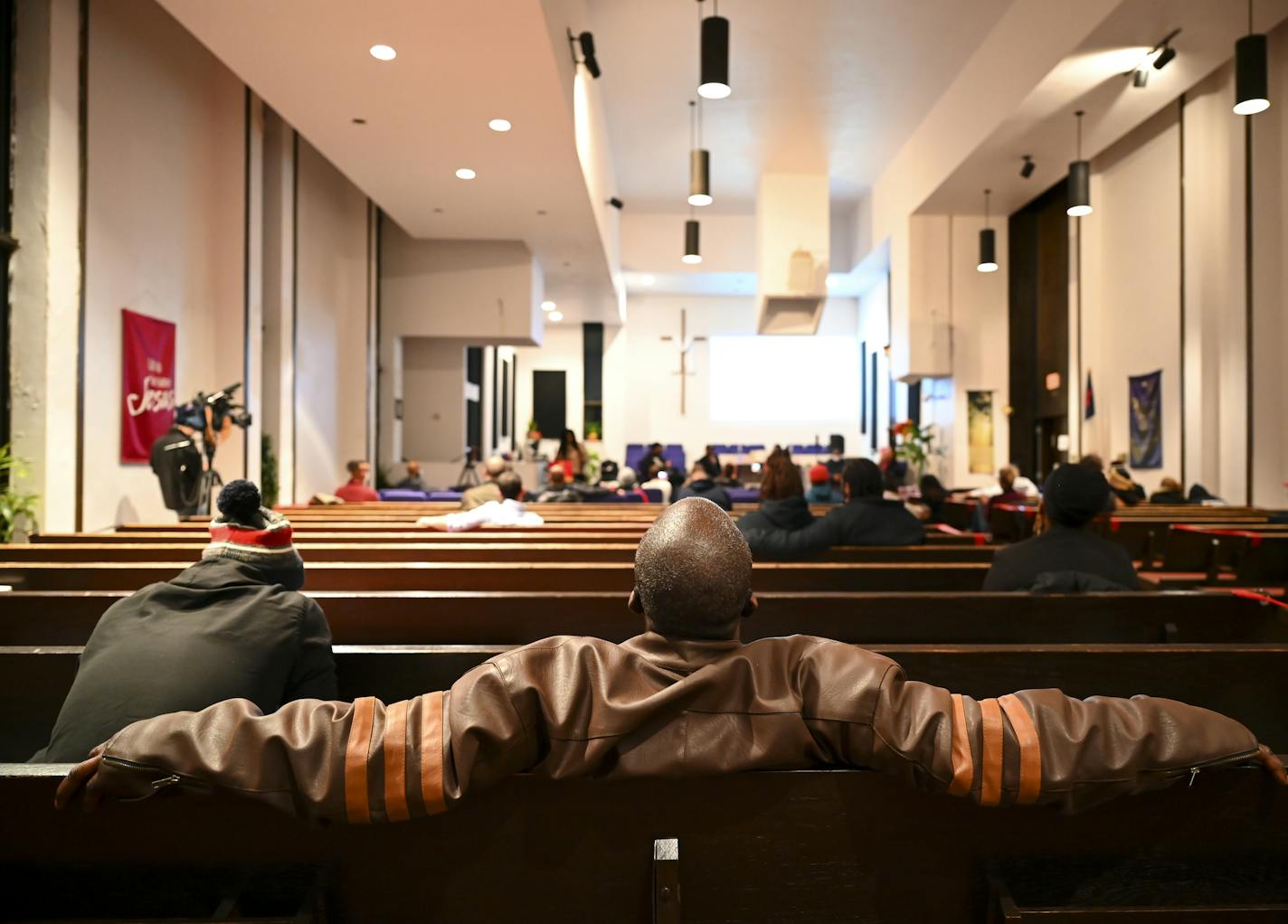 A town hall on gun violence was held at Zion Baptist Church on Thursday in Minneapolis.