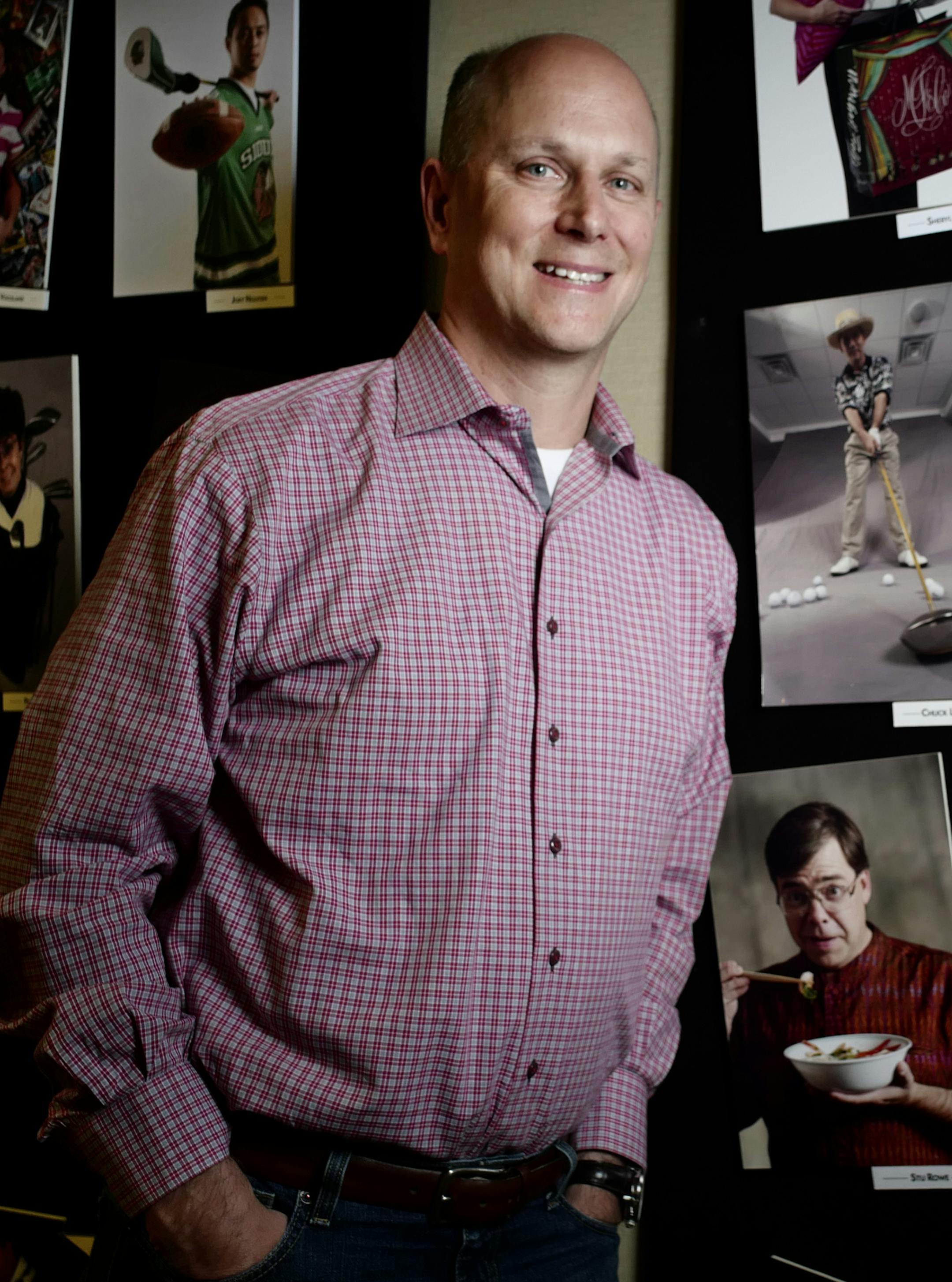 CEO Chris Heim of HelpSystems in Eden Prairie sees his employees as his greatest assets. Employees get to have a personality portrait taken by a professional photographer framed on a wall. ] Richard Tsong-Taatarii/rtsong-taatarii@startribune.com ORG XMIT: MIN1605231538300774