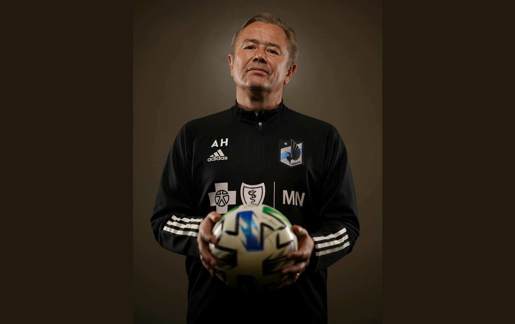 MN United head coach Adrian Heath. ] JEFF WHEELER • Jeff.Wheeler@startribune.com MN United head coach Adrian Heath, photographed Tuesday afternoon, February 11, {year} at the team's practice facility at the National Sports Center in Blaine.