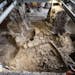 A partial view of a 6th-century B.C. residence that was discovered in Rome, Wednesday, Sept. 9, 2015. Archaeologists have discovered a 6th-century B.C