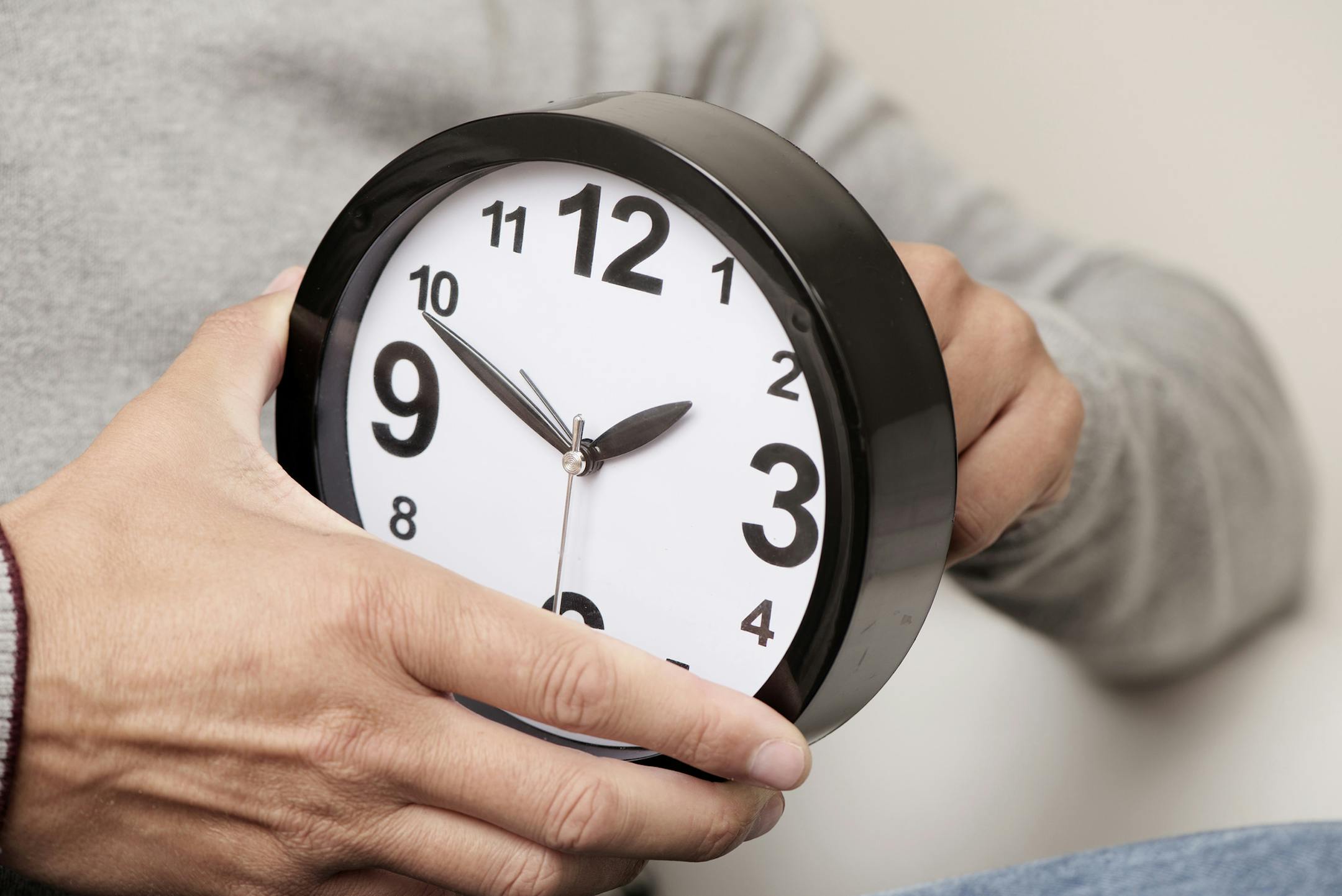 Daylight savings time starts this weekend.