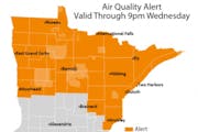 Air quality alert extended through Wednesday for northern Minnesota as wildfire smoke lingers