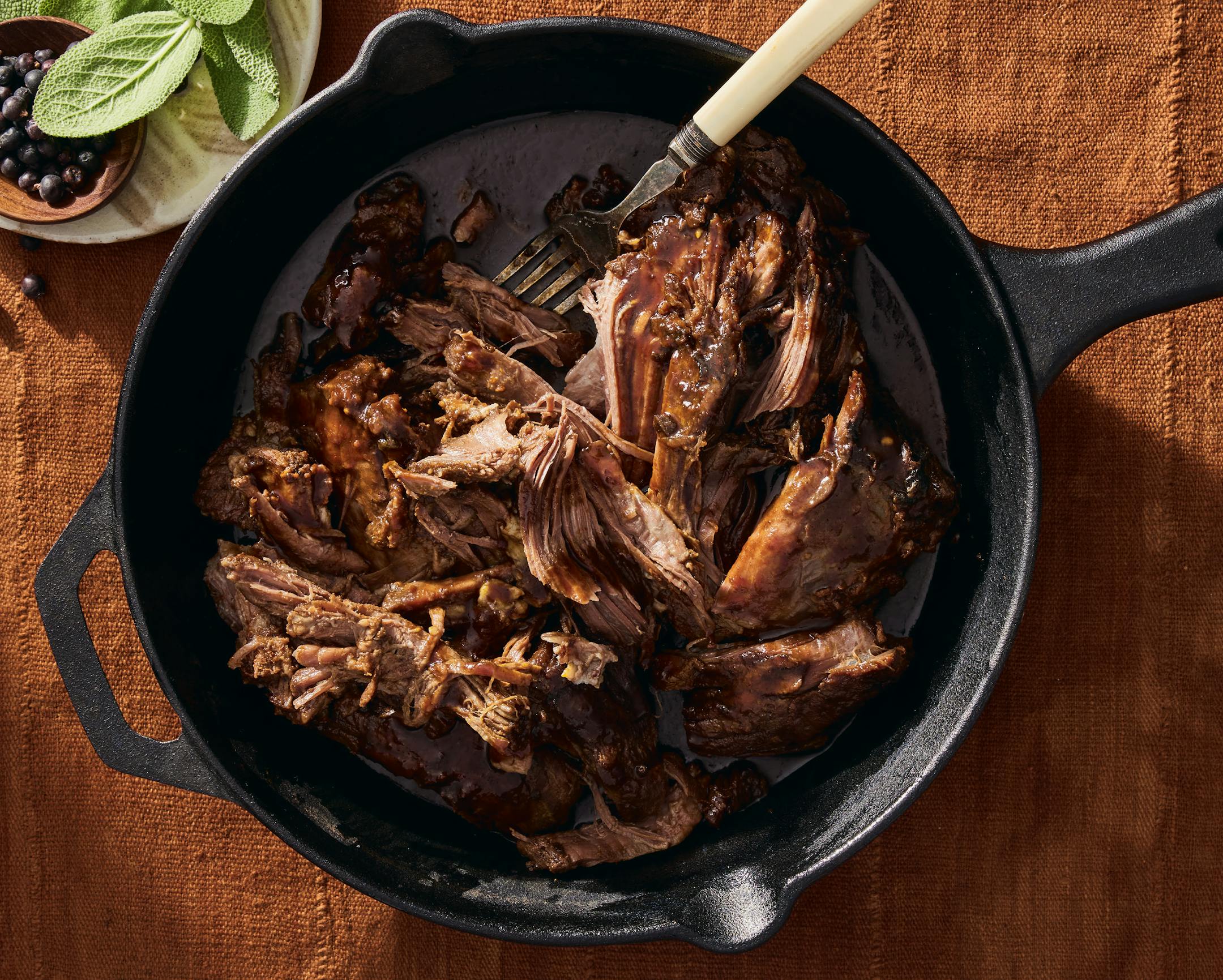 Yazzie's Sage and Agave Braised Bison is included in Jose Andres' new book, "The World Central Kitchen Cookbook." Chef Brian Yazzie worked to feed the Native elderly community during the pandemic, reintroducing Indigenous ingredients.