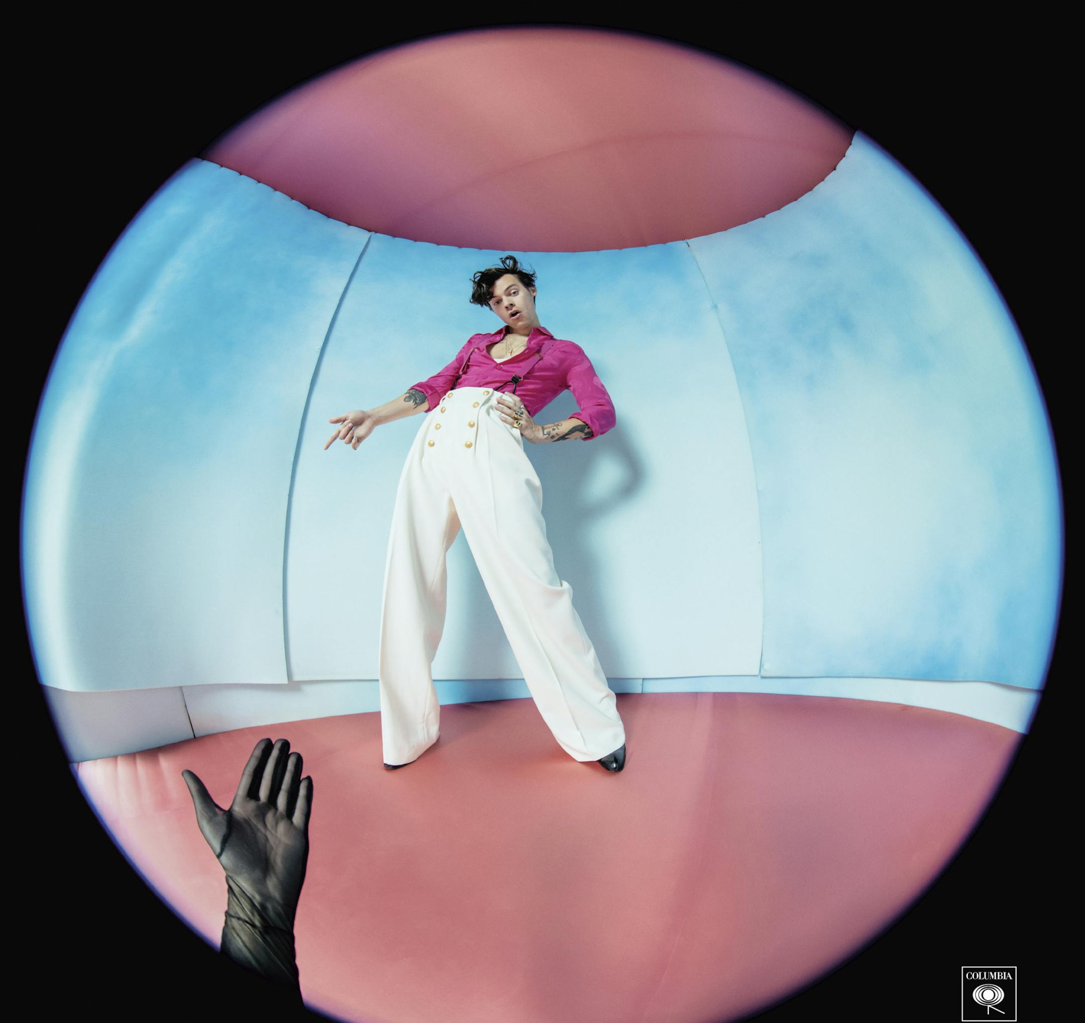 This image released by Columbia Records shows "Fine Line" by Harry Styles. (Columbia Records via AP)