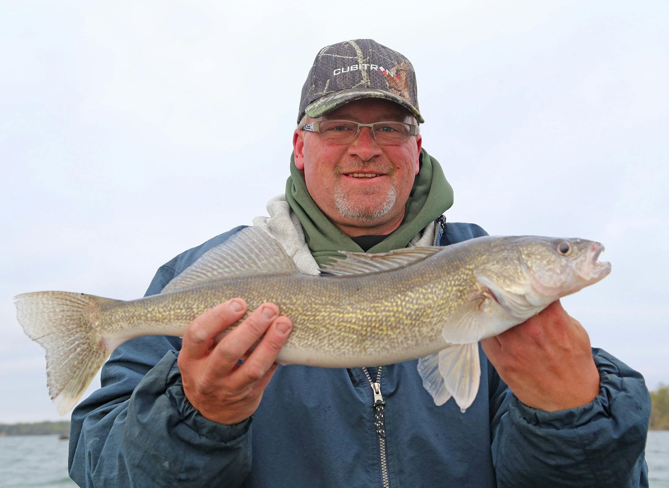 This walleye caught on Leech Lake was too big, so it had to be returned to the lake by Jeff Knopps of Hudson, Wis. Walleyes between 20 and 26 inches must be released while fishing Leech.