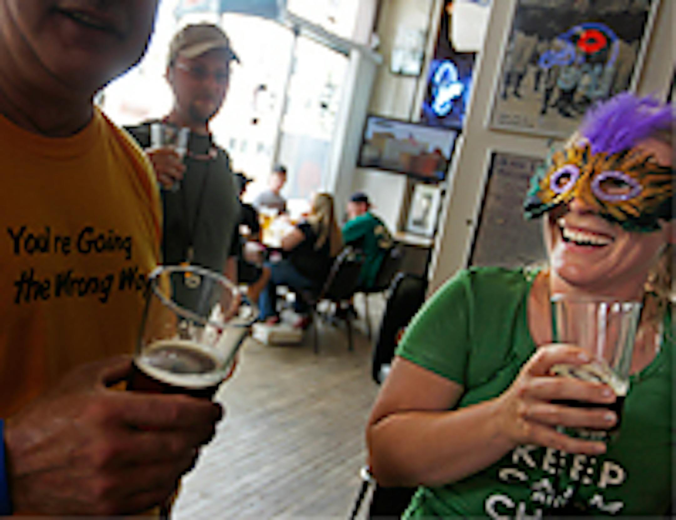 Drinking at Alary's Bar in St. Paul