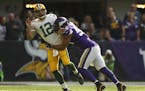 Packers quarterback Aaron Rodgers will be looking for payback on Vikings linebacker Anthony Barr after this hit caused a season-ending injury.