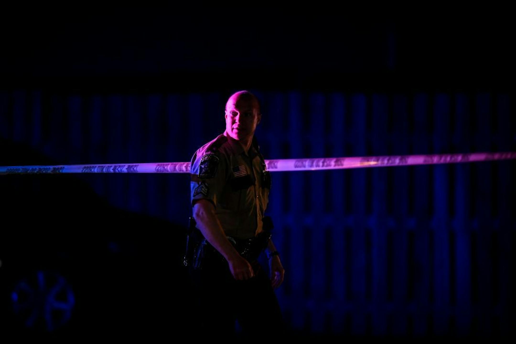 A Hennepin County Sheriff responded to an officer-involved shooting at Oakland Avenue and 86th Street in Bloomington Wednesday night.