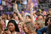 Fans waited for Taylor Swift to perform in June at U.S. Bank Stadium in Minneapolis.